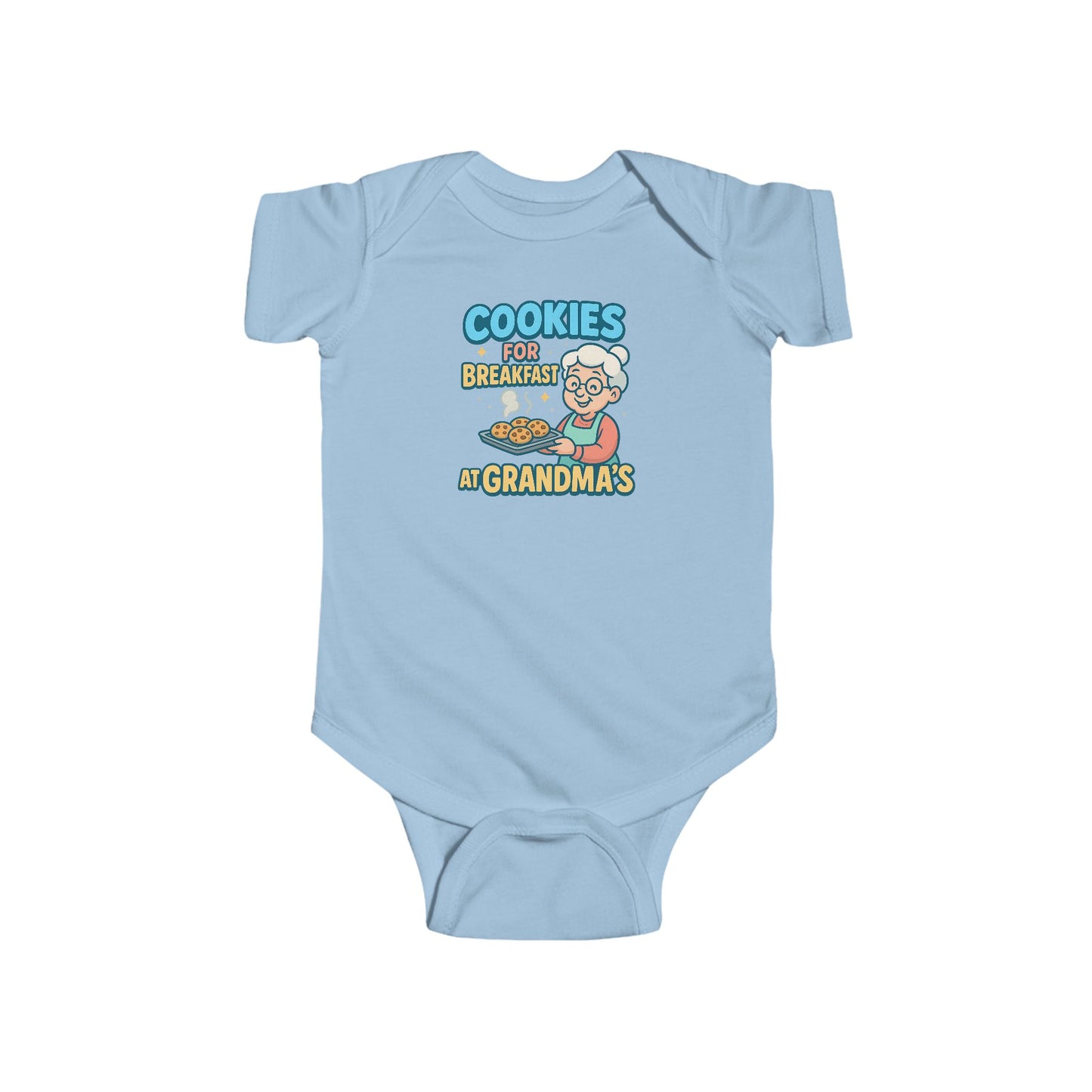 Cookies for Breakfast at Grandma's - Baby Bodysuit - Grandma's Best