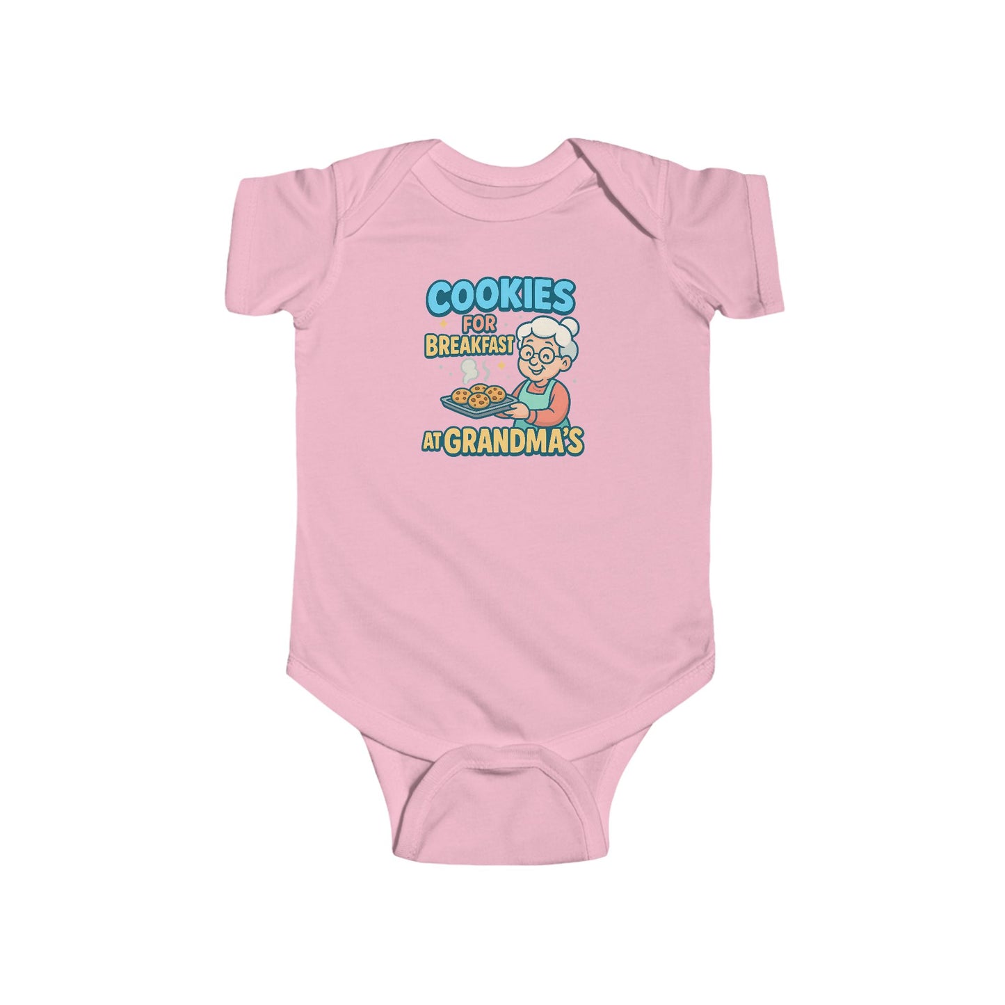 Cookies for Breakfast at Grandma's - Baby Bodysuit - Grandma's Best