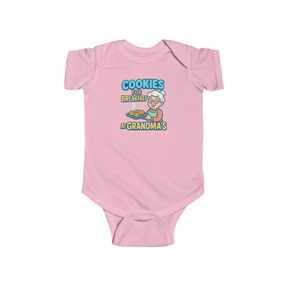 Cookies for Breakfast at Grandma's - Baby Bodysuit - Grandma's Best