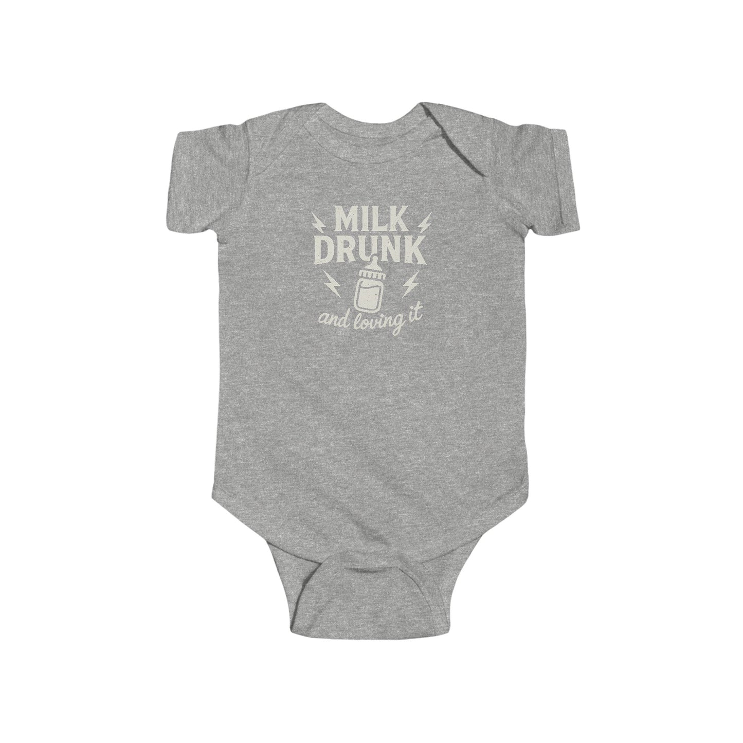 Milk Drunk and Loving It - Baby Bodysuit - Rocker