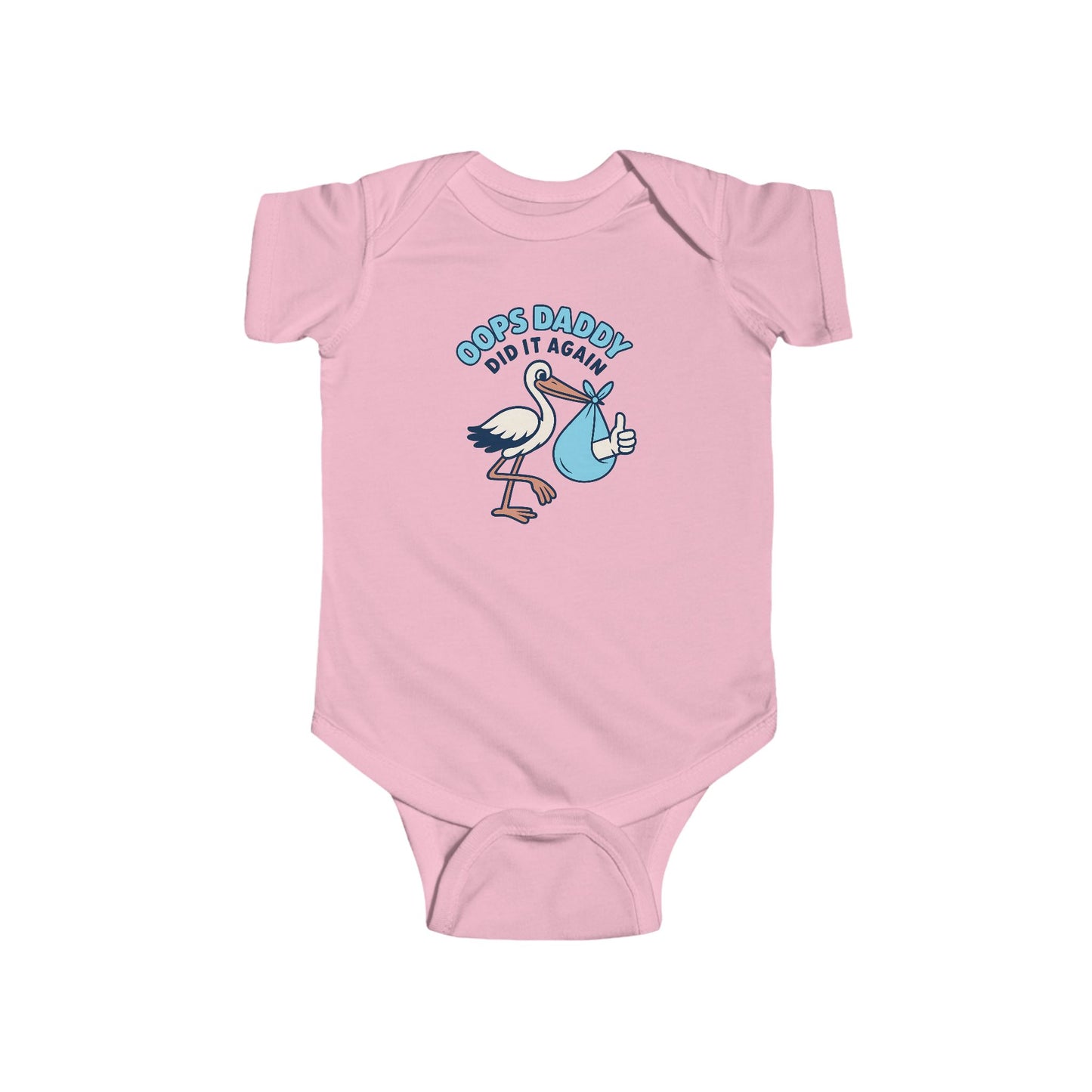 Oops Daddy Did it Again - Baby Bodysuit - Special Delivery in Blue