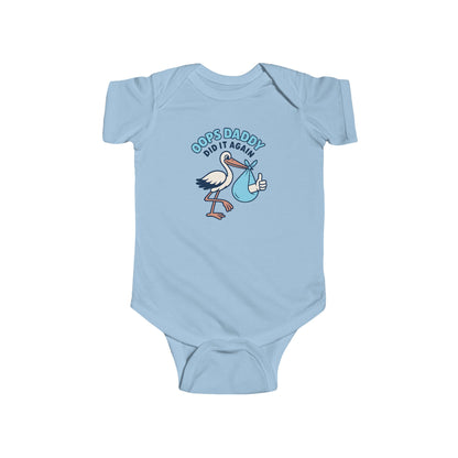 Oops Daddy Did it Again - Baby Bodysuit - Special Delivery in Blue